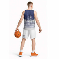 Vatican Christmas Basketball Jersey with Holy Family Nativity Scene Snowflake Pattern and Starry Night - Wonder Print Shop