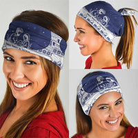 Vatican Christmas Neck Gaiter with Holy Family Nativity Scene Snowflake Pattern and Starry Night - Wonder Print Shop