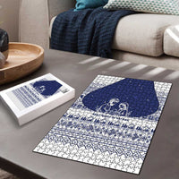 Vatican Christmas Puzzle with Holy Family Nativity Scene Snowflake Pattern and Starry Night - Wonder Print Shop