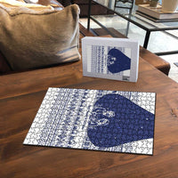 Vatican Christmas Puzzle with Holy Family Nativity Scene Snowflake Pattern and Starry Night - Wonder Print Shop