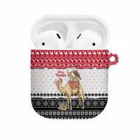 Yemen Christmas AirPods Case with Camel Leopard Falcon Red Black White Snowflake - Wonder Print Shop