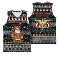 Yemen Christmas Basketball Jersey with Traditional Santa Black Snowflake Pattern and Festive Lights - Wonder Print Shop