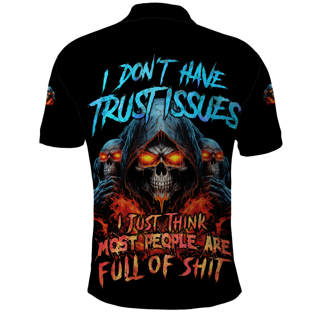 I Don't Have Trust Issues Polo Shirt - Wonder Print Shop