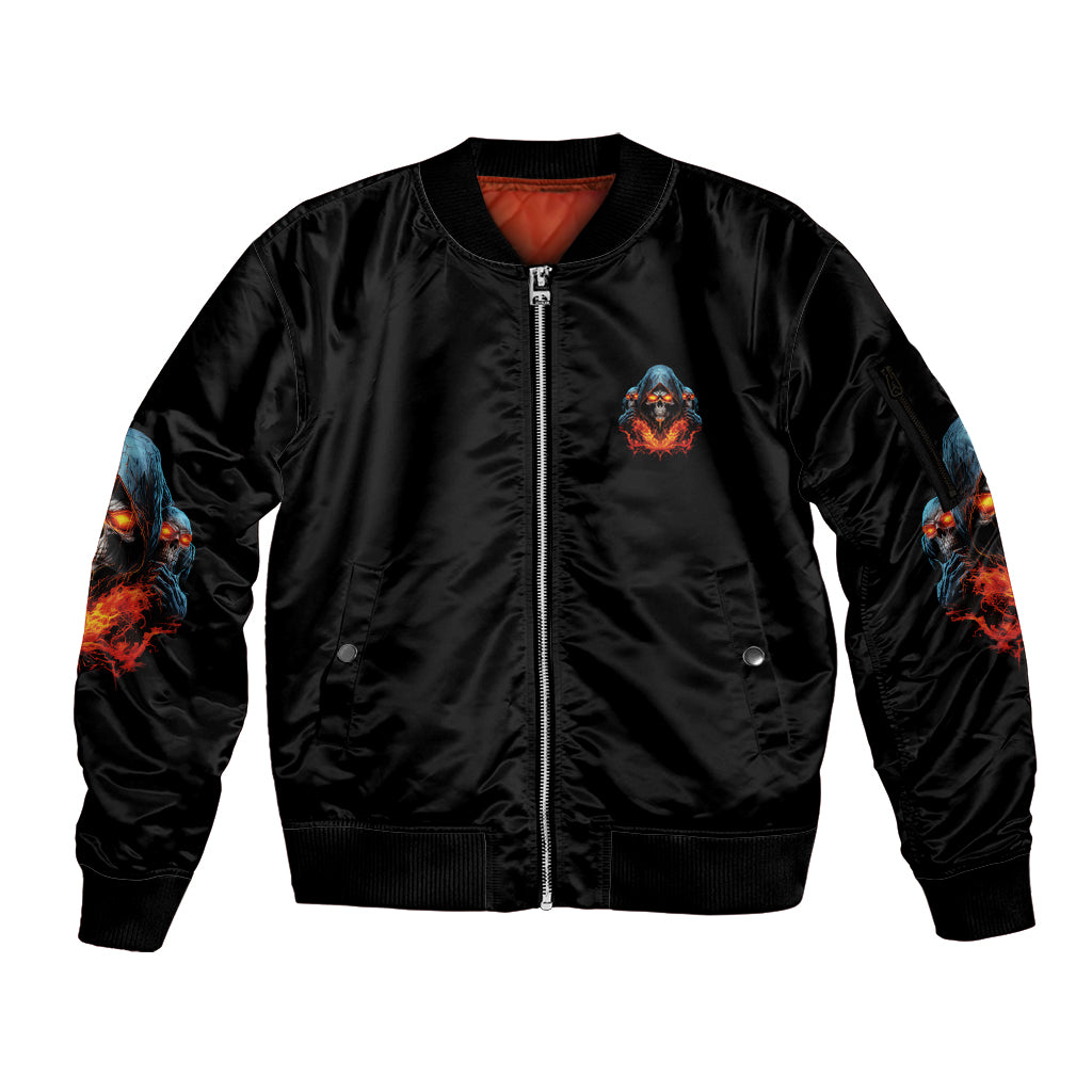 I Don't Have Trust Issues Sleeve Zip Bomber Jacket - Wonder Print Shop