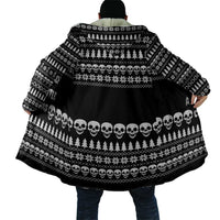 Creepy Christmas Cloak with Skulls Trees and Gothic Holiday Pattern - Wonder Print Shop