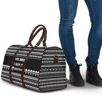 Creepy Christmas Travel Bag with Skulls Trees and Gothic Holiday Pattern - Wonder Print Shop