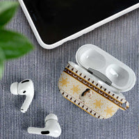 Guinea Pig Christmas AirPods Case with Snowflakes Trees and Reindeer Pattern - Wonder Print Shop