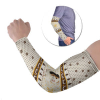 Guinea Pig Christmas Arm Sleeves with Snowflakes Trees and Reindeer Pattern - Wonder Print Shop