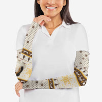 Guinea Pig Christmas Arm Sleeves with Snowflakes Trees and Reindeer Pattern - Wonder Print Shop
