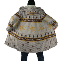 Guinea Pig Christmas Cloak with Snowflakes Trees and Reindeer Pattern - Wonder Print Shop
