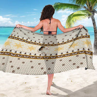 Guinea Pig Christmas Sarong with Snowflakes Trees and Reindeer Pattern - Wonder Print Shop