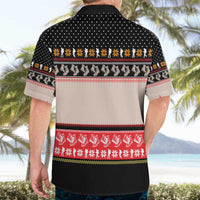 Hiking Christmas Hawaiian Shirt with Mountains Trees and Winter Holiday Pattern - Wonder Print Shop