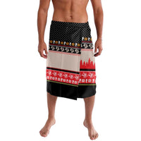 Hiking Christmas Lavalava with Mountains Trees and Winter Holiday Pattern - Wonder Print Shop
