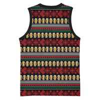 Santa Hold My Beer Christmas Basketball Jersey with Beer Mugs and Holiday Pattern - Wonder Print Shop