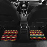 Santa Hold My Beer Christmas Car Mats with Beer Mugs and Holiday Pattern - Wonder Print Shop