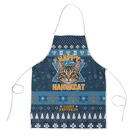 Happy Hanukcat Christmas Design Apron Xmas Holiday Patterns - Wonder Print Shop