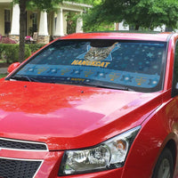 Happy Hanukcat Christmas Design Auto Sun Shade Xmas Holiday Patterns - Wonder Print Shop
