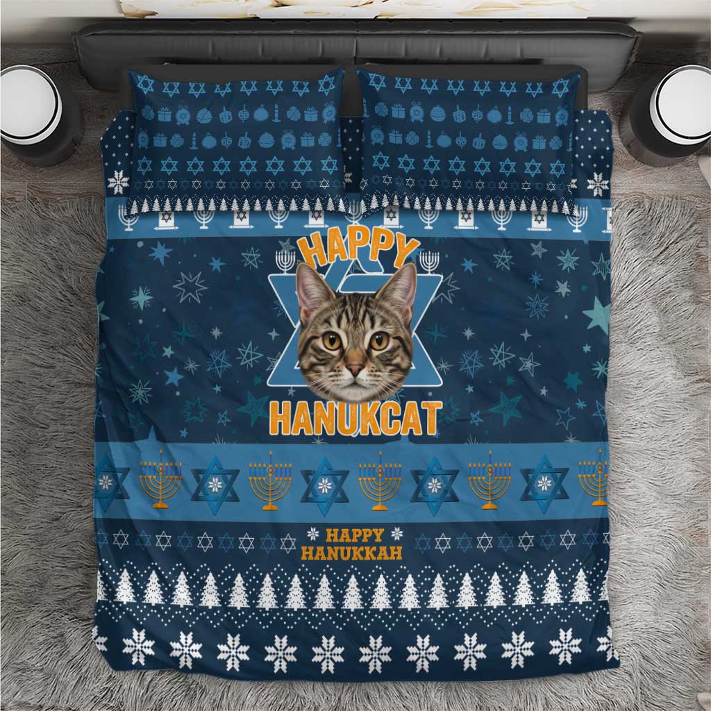 Happy Hanukcat Christmas Design Bedding Set Xmas Holiday Patterns - Wonder Print Shop