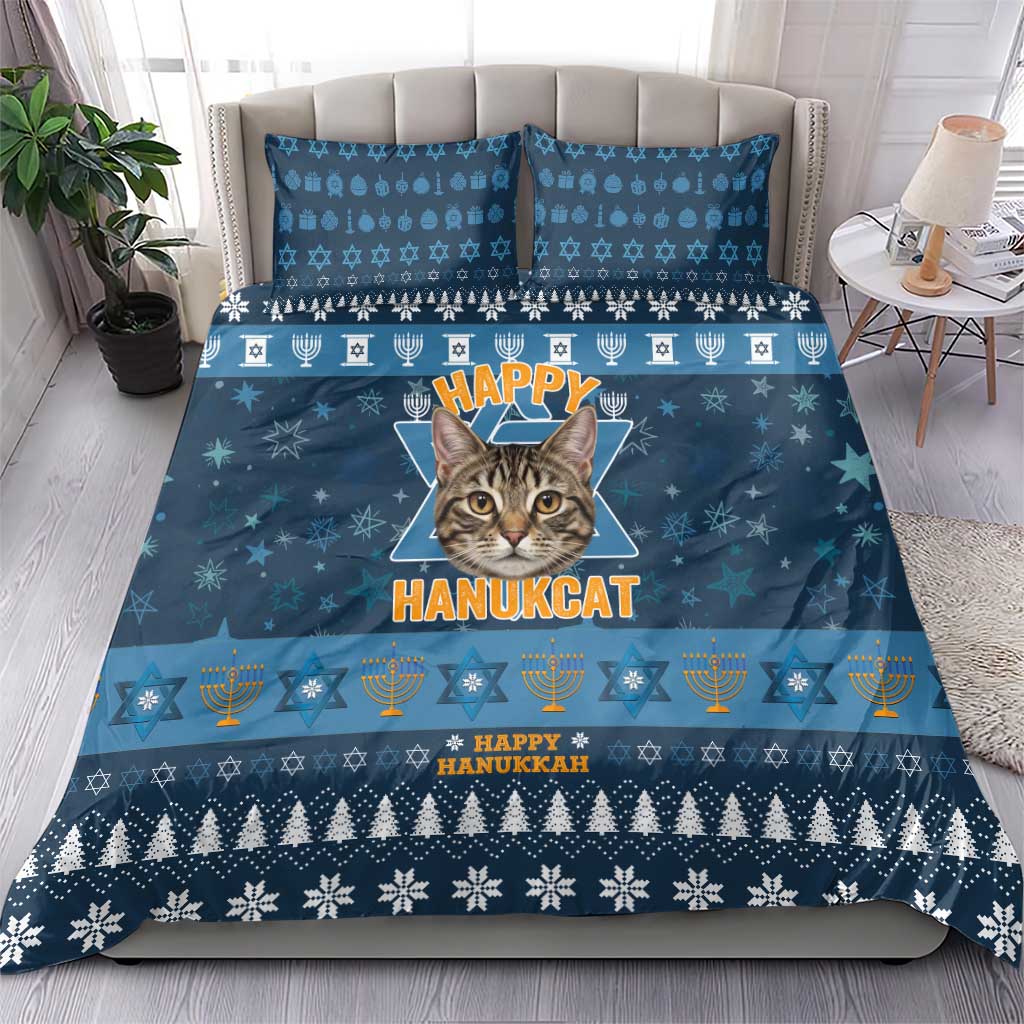 Happy Hanukcat Christmas Design Bedding Set Xmas Holiday Patterns - Wonder Print Shop
