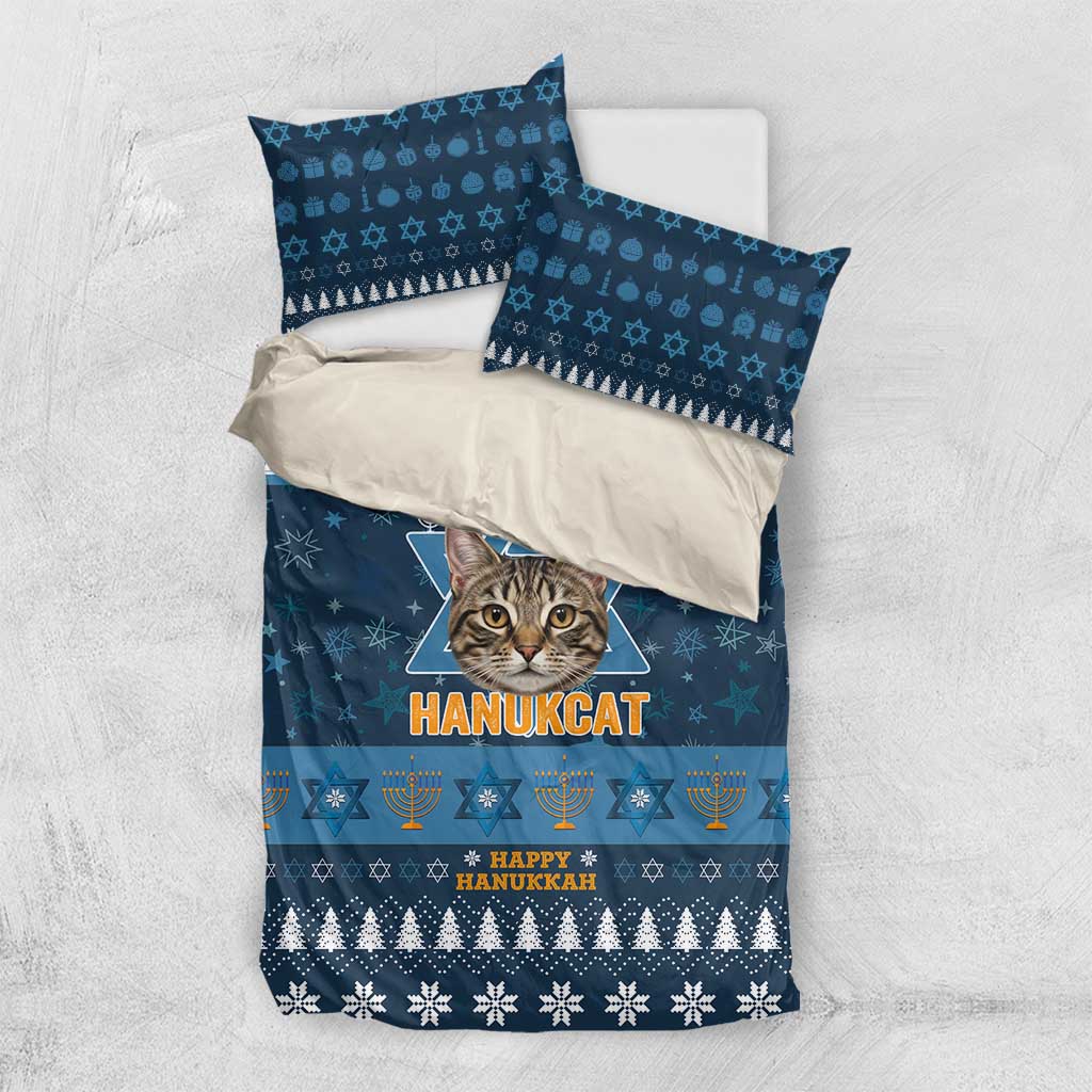 Happy Hanukcat Christmas Design Bedding Set Xmas Holiday Patterns - Wonder Print Shop