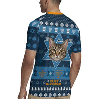 Happy Hanukcat Christmas Design Rugby Jersey Xmas Holiday Patterns - Wonder Print Shop