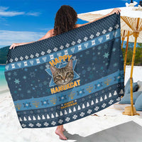 Happy Hanukcat Christmas Design Sarong Xmas Holiday Patterns - Wonder Print Shop