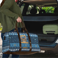 Happy Hanukcat Christmas Design Travel Bag Xmas Holiday Patterns - Wonder Print Shop