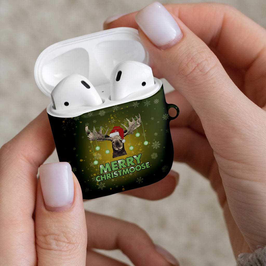 Merry ChristMoose Christmas AirPods Case Xmas Holiday Patterns - Wonder Print Shop