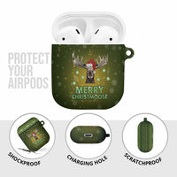 Merry ChristMoose Christmas AirPods Case Xmas Holiday Patterns - Wonder Print Shop