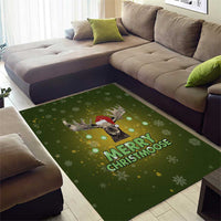 Merry ChristMoose Christmas Area Rug Xmas Holiday Patterns - Wonder Print Shop