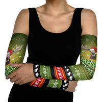 Merry ChristMoose Christmas Arm Sleeves Xmas Holiday Patterns - Wonder Print Shop