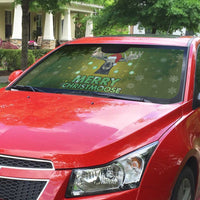 Merry ChristMoose Christmas Auto Sun Shade Xmas Holiday Patterns - Wonder Print Shop