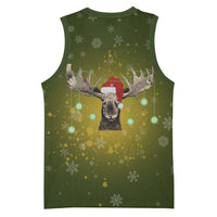 Merry ChristMoose Christmas Basketball Jersey Xmas Holiday Patterns - Wonder Print Shop