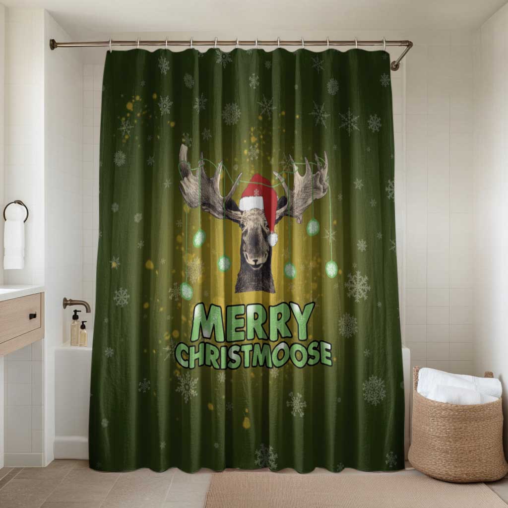 Merry ChristMoose Christmas Bathroom Set Xmas Holiday Patterns - Wonder Print Shop