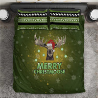 Merry ChristMoose Christmas Bedding Set Xmas Holiday Patterns - Wonder Print Shop
