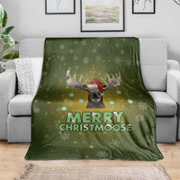 Merry ChristMoose Christmas Blanket Xmas Holiday Patterns - Wonder Print Shop