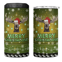Merry ChristMoose Christmas 4 in 1 Can Cooler Tumbler Xmas Holiday Patterns - Wonder Print Shop