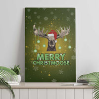 Merry ChristMoose Christmas Canvas Wall Art Xmas Holiday Patterns - Wonder Print Shop