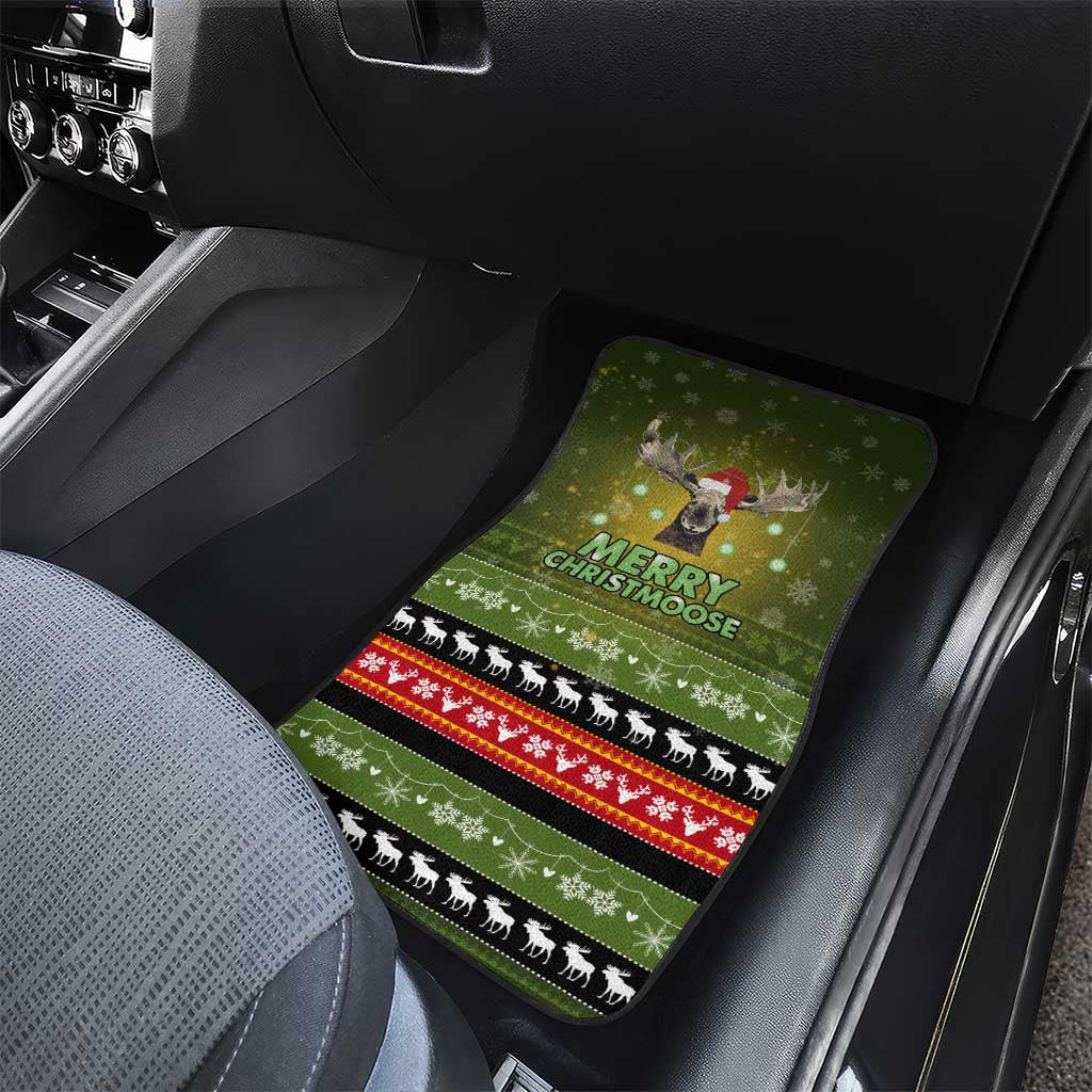 Merry ChristMoose Christmas Car Mats Xmas Holiday Patterns - Wonder Print Shop