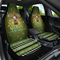 Merry ChristMoose Christmas Car Seat Cover Xmas Holiday Patterns - Wonder Print Shop