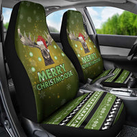 Merry ChristMoose Christmas Car Seat Cover Xmas Holiday Patterns - Wonder Print Shop