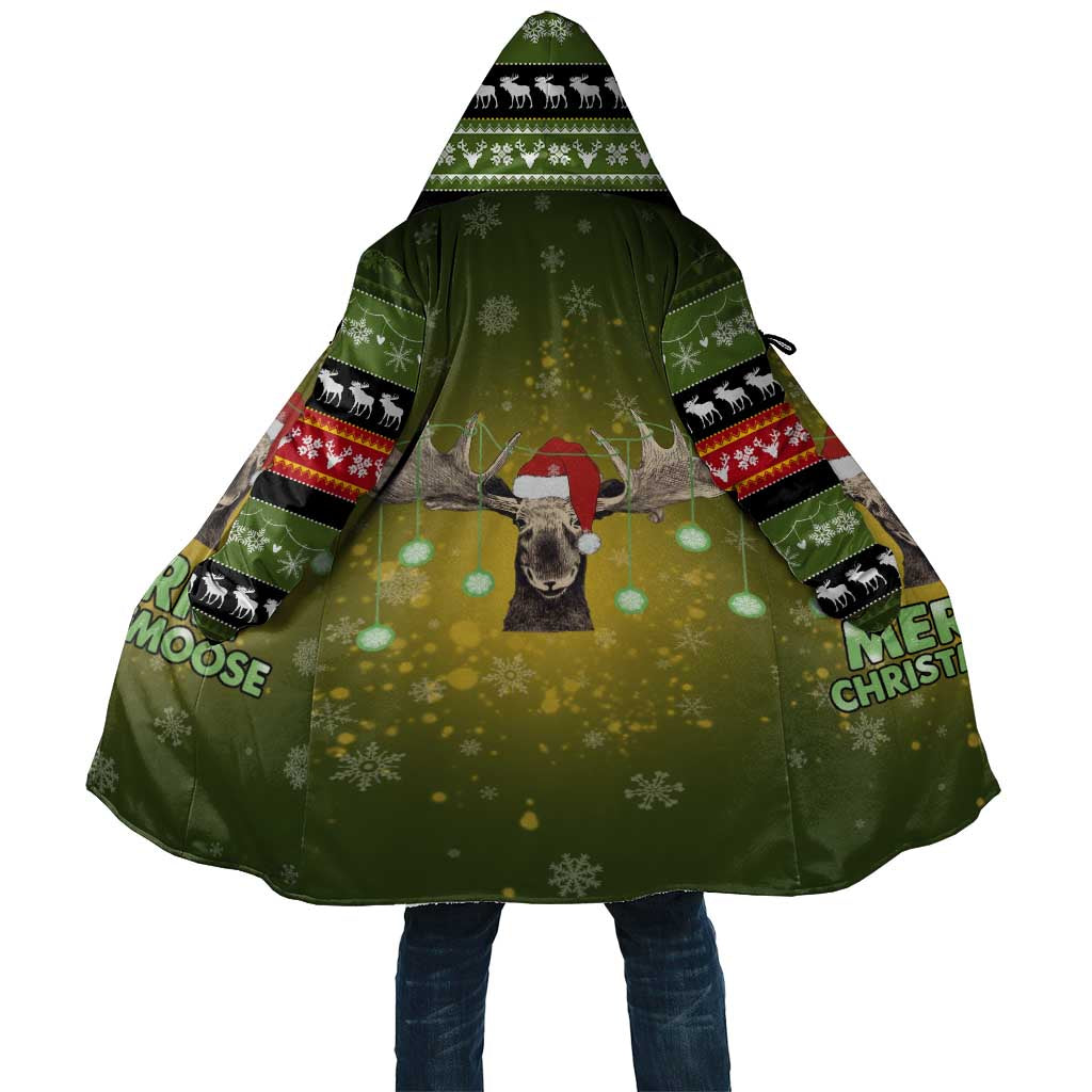 Merry ChristMoose Christmas Cloak Xmas Holiday Patterns - Wonder Print Shop