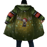 Merry ChristMoose Christmas Cloak Xmas Holiday Patterns - Wonder Print Shop