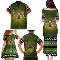 Merry ChristMoose Christmas Family Matching Puletasi and Hawaiian Shirt Xmas Holiday Patterns - Wonder Print Shop