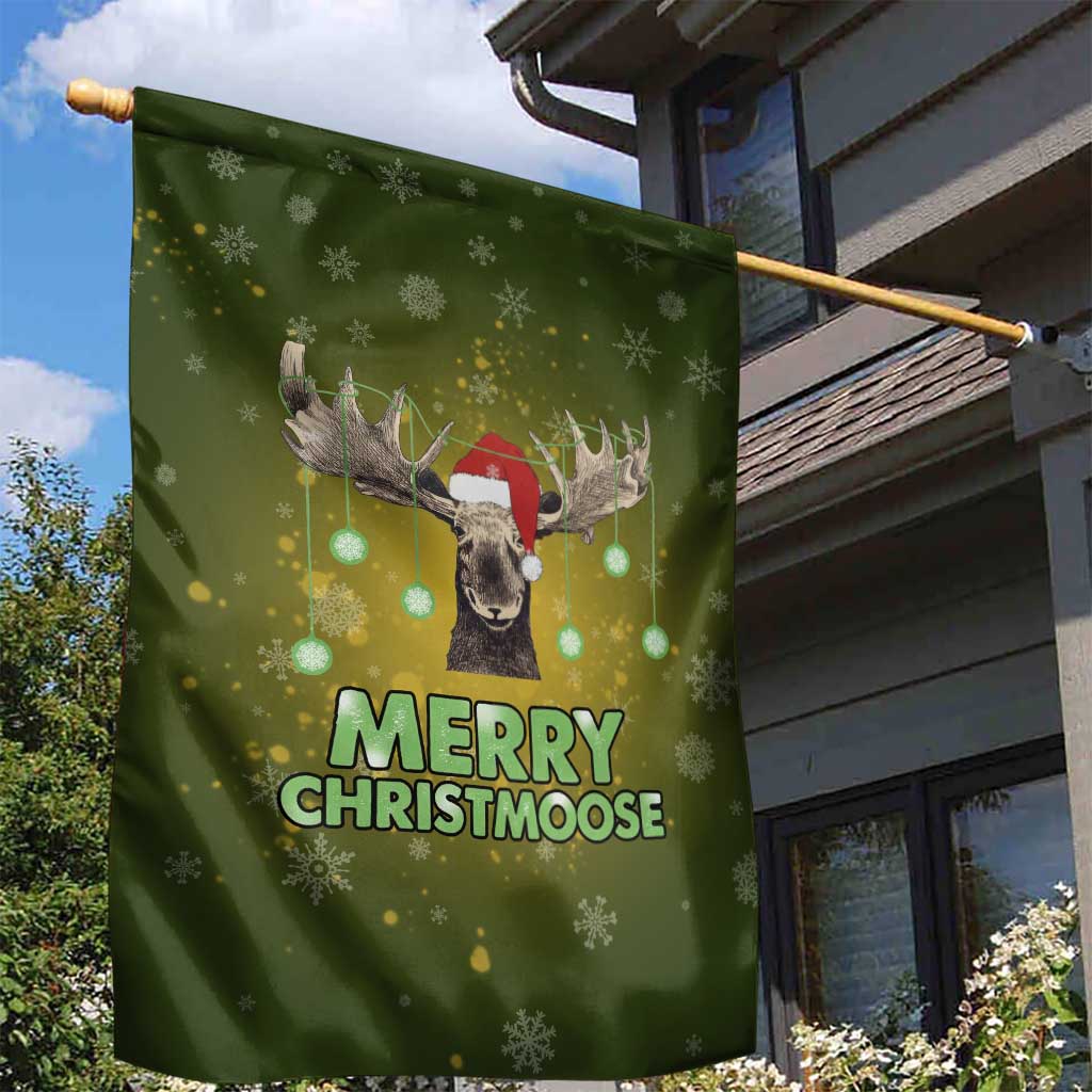 Merry ChristMoose Christmas Garden Flag Xmas Holiday Patterns - Wonder Print Shop