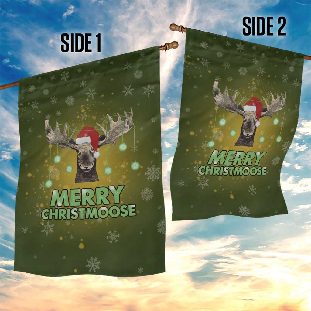 Merry ChristMoose Christmas Garden Flag Xmas Holiday Patterns - Wonder Print Shop