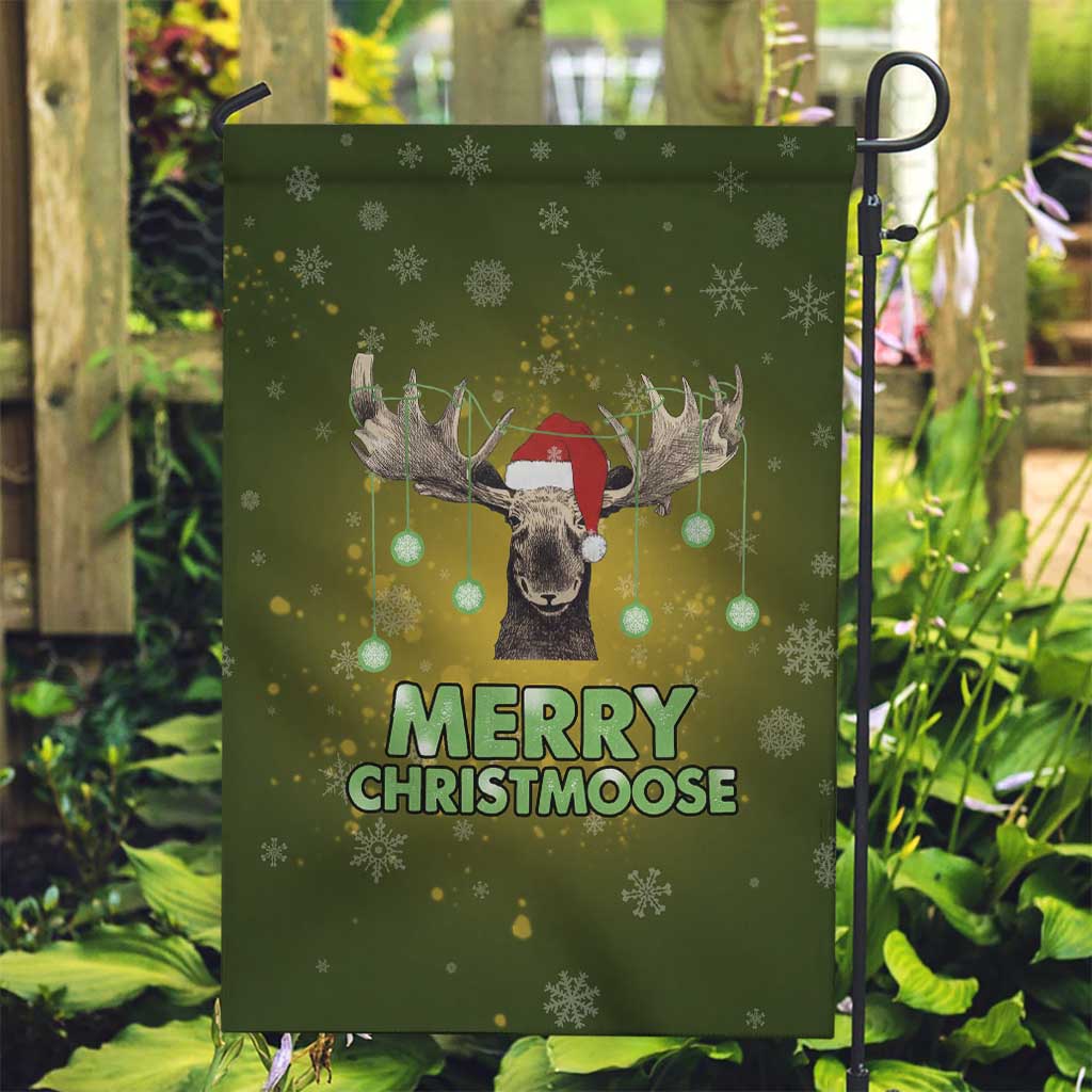 Merry ChristMoose Christmas Garden Flag Xmas Holiday Patterns - Wonder Print Shop