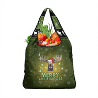Merry ChristMoose Christmas Grocery Bag Xmas Holiday Patterns - Wonder Print Shop