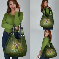 Merry ChristMoose Christmas Grocery Bag Xmas Holiday Patterns - Wonder Print Shop
