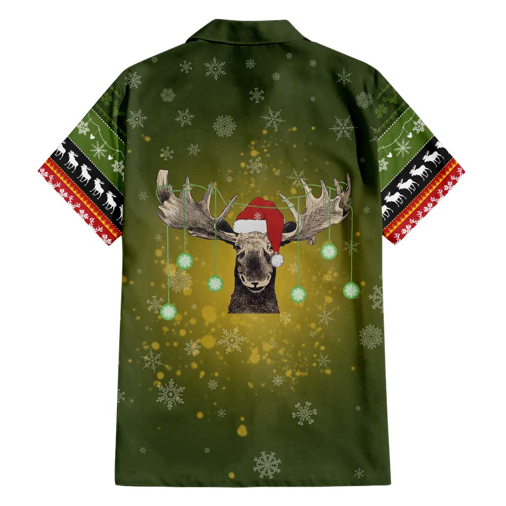 Merry ChristMoose Christmas Hawaiian Shirt Xmas Holiday Patterns - Wonder Print Shop